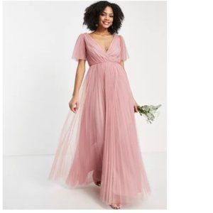 ASOS Blush Pink Maxi Dress - Size 6